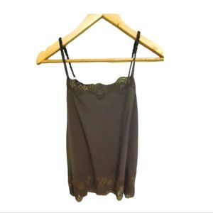 american Eagle Gray Lace Camisole S
